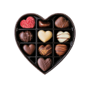 heart shape chocolate box