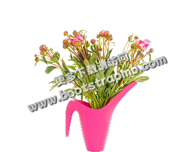 pink flower vase