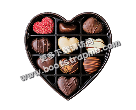 heart shape chocolate box